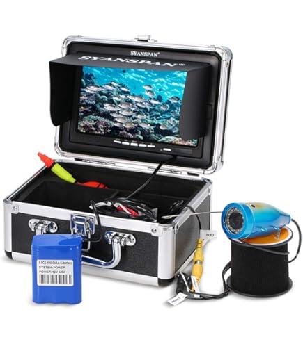 水中釣りカメラ、7インチLCDモニター1000TVL防水魚群探知機カメラ165° Amazon.co.jp: 水中釣りカメラ 7インチ LCD モニター IP68 防水